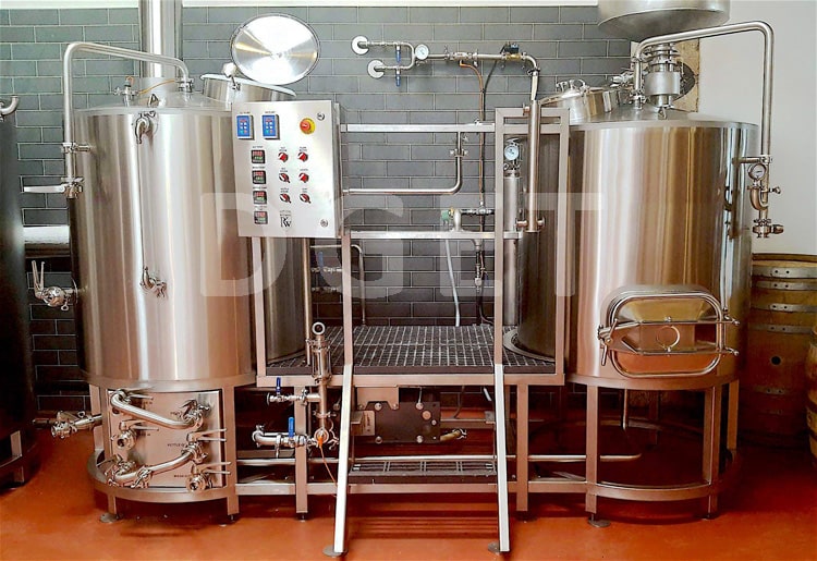 500L 2 vessel electric heating beer mashing system Système de brassage de bière à chauffage électrique 500L 2 navires