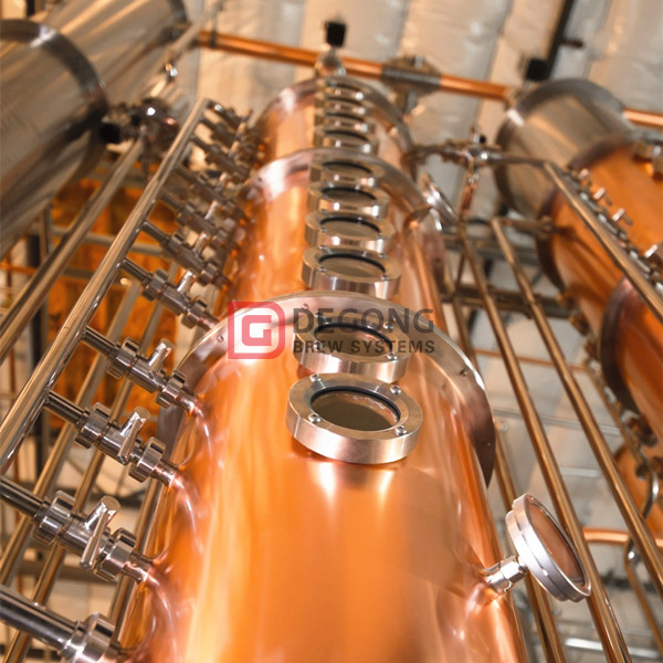1000L système de distillation de cuivre commercial clé en main à vendre
