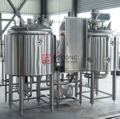 Système de brassage de bière industrielle de vente chaude d'équipement de bière de brassage d'acier inoxydable de 500L
