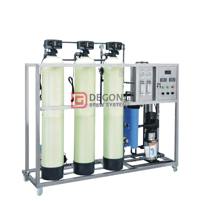 Système d'osmose d'inversion de traitement de l'eau de l'acier inoxydable 1000LPH / épurateur d'eau pour le brassage de la bière