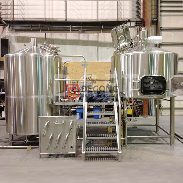 Réservoirs de brassage coniques brassant la bière automatique 1000L à la vapeur de 2 navires à vendre