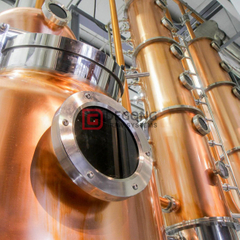 1000L système de distillation de cuivre commercial clé en main à vendre
