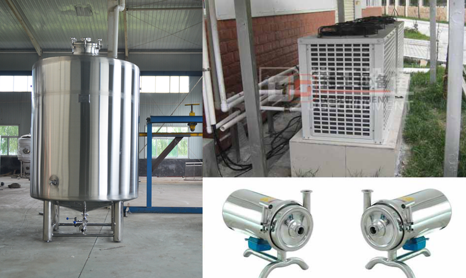 syst&egrave;me de refroidissement de la brasserie DEGONG