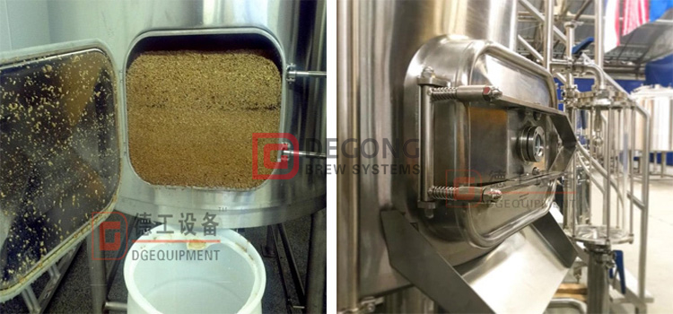 acc&egrave;s aux grains us&eacute;s avec toboggan