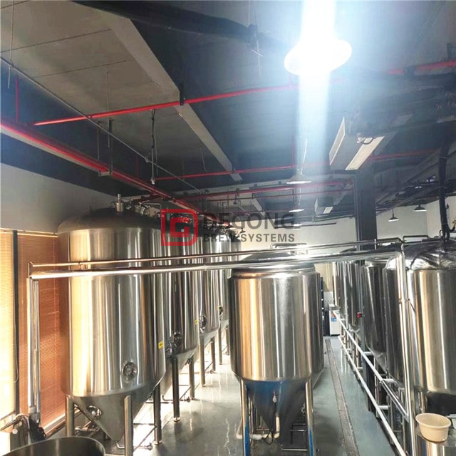 Équipement de brassage de bière artisanale industrielle à 2 navires 1000L à vendre