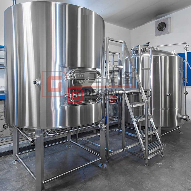 1000L terminé en acier inoxydable isolé semi-automatique bar commercial / brasserie personnelle utilisé système de brassage de bière