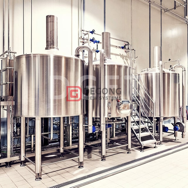 Ligne de production de bière en acier inoxydable d'expérience commerciale de 10 barils Machine de brassage à vendre