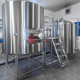 10HL Commercial utilisé Brew Kettle Mash Lauter réservoirs en acier inoxydable bière équipement de brassage