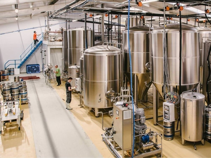 Syst&egrave;me de brasserie de bi&egrave;re 1000L