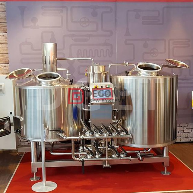 300L Brewpub / restaurant a utilisé l'équipement de cuivre complet de brassage de bière à la maison d'équipement de microbrasserie