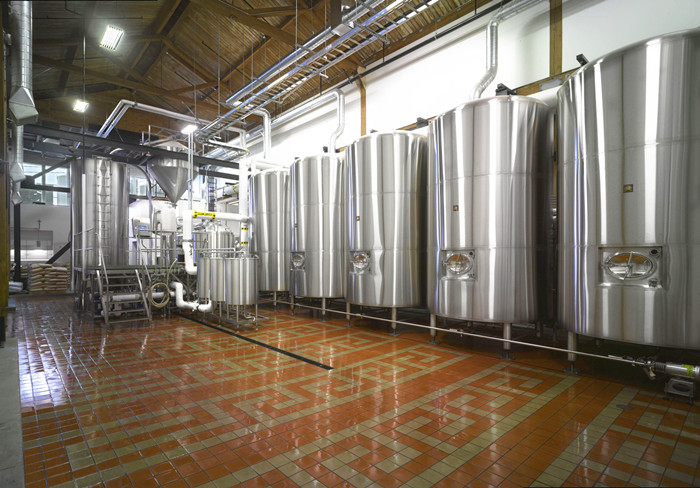 Syst&egrave;me de brassage de bi&egrave;re 1000L