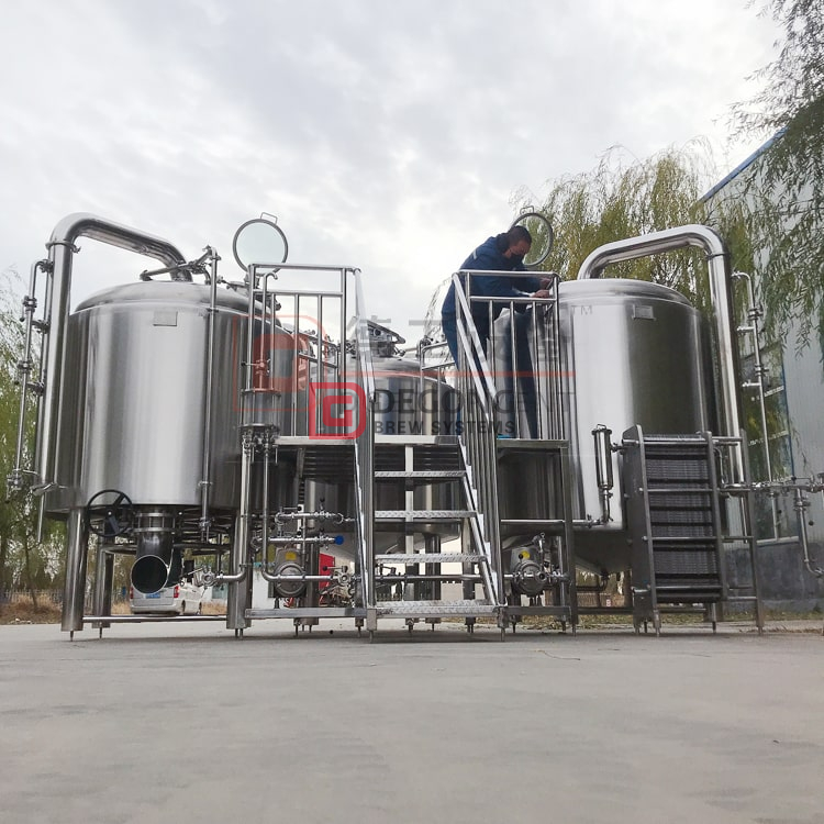 Chaîne de production personnalisable industrielle industrielle de réservoir de brassage de bière de l'échelle 2000L